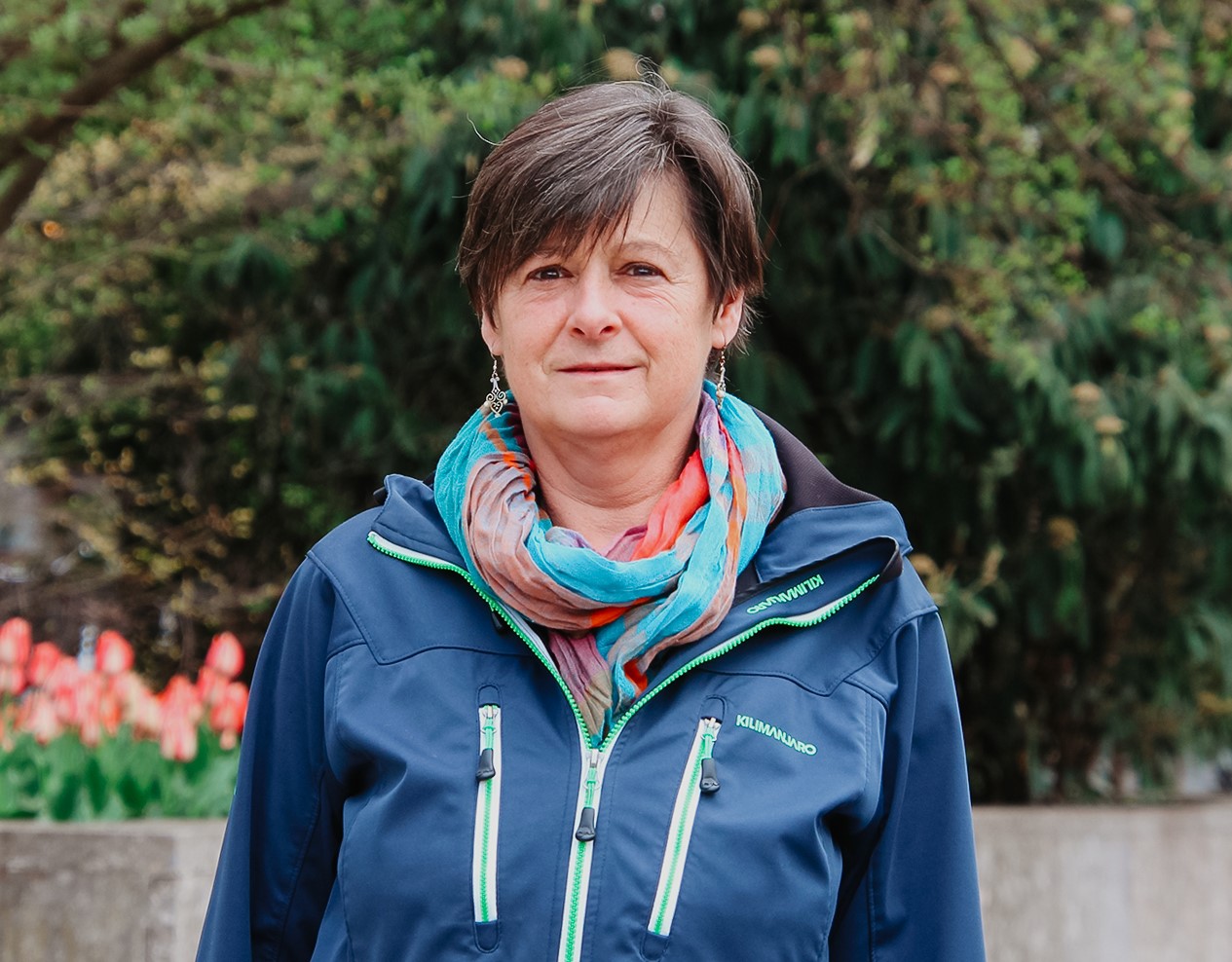 Zu sehen ist: Birgit Scharf