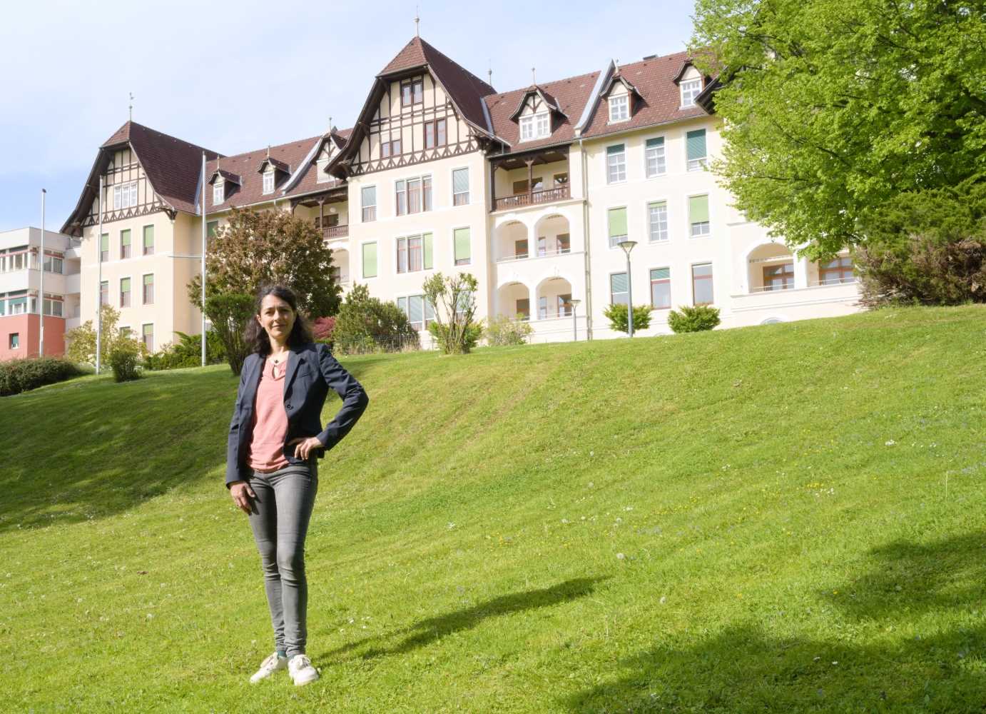 Zu sehen ist: Sandra Krautwaschl